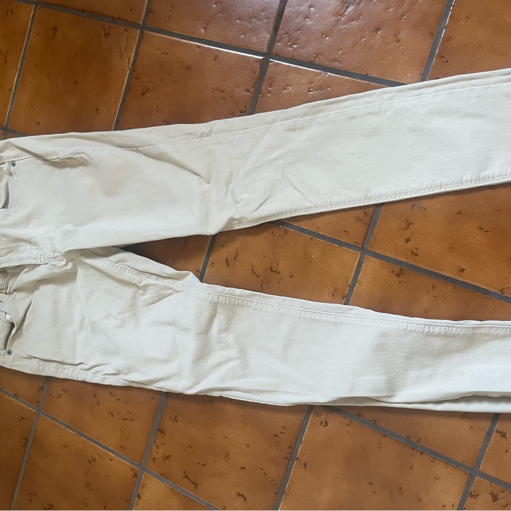 Old Navy Light Tan Rockstar Pants